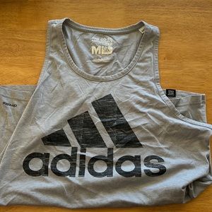 Mens adidas tank top size M